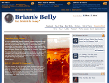 Tablet Screenshot of briansbelly.com